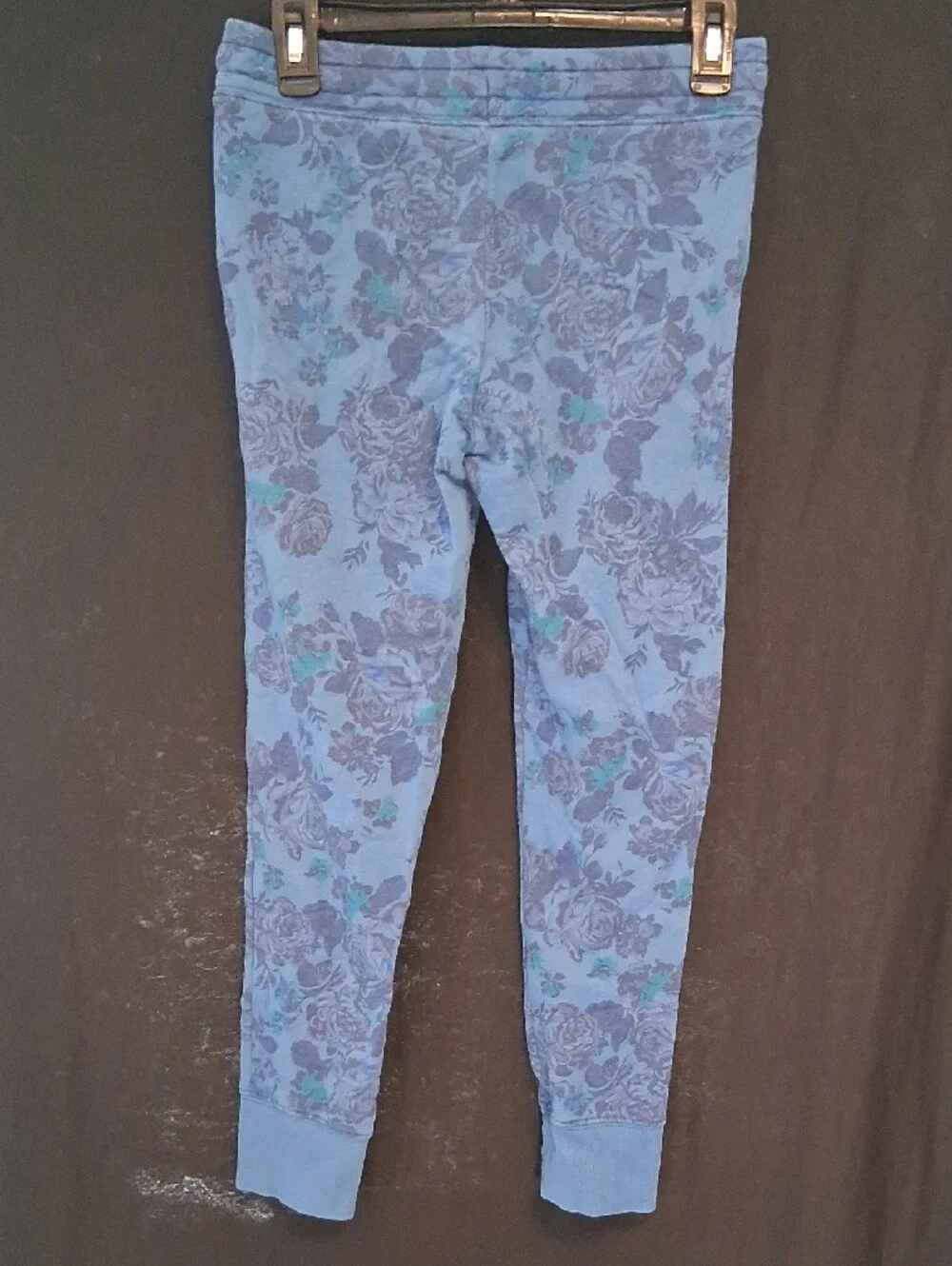 Old Navy Girls Blue Floral Paisley Jogger Sweatpants Size L (10-12
